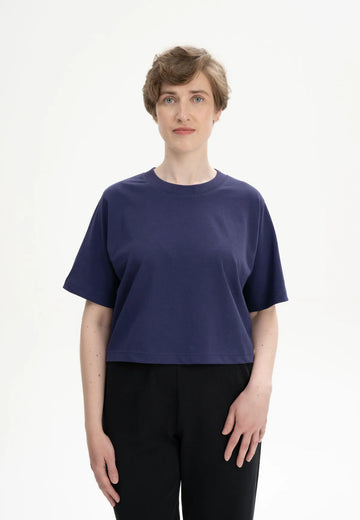 Cropped T-Shirt schwer JOSHNA summer night | MELAWEAR