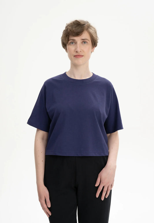Cropped T-Shirt schwer JOSHNA summer night | MELAWEAR