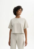 Cropped T-Shirt schwer JOSHNA Birke | MELAWEAR