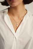 Classic Pearl Necklace Gold | JOiA