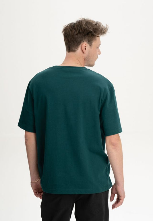 Oversized T-Shirt schwer BHAJAN deep sea | MELAWEAR