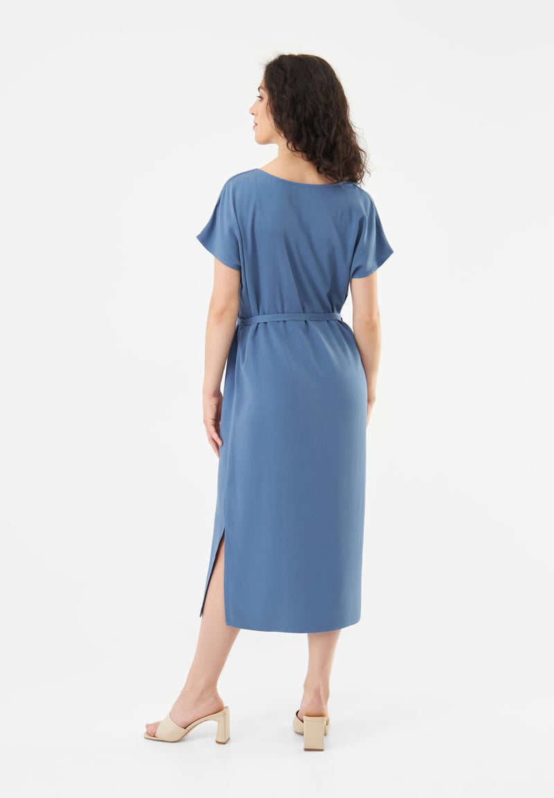 Kleid GBPHILINE Steel Blue | Givn