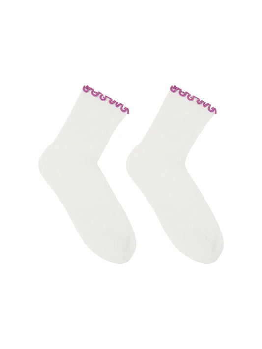 Socken mit Volant GOTS div. Farben | Lanius