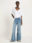 Marlenejeans GOTS stonewash blue denim | Lanius