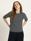 Raglanshirt GOTS onyx/ creme | Lanius