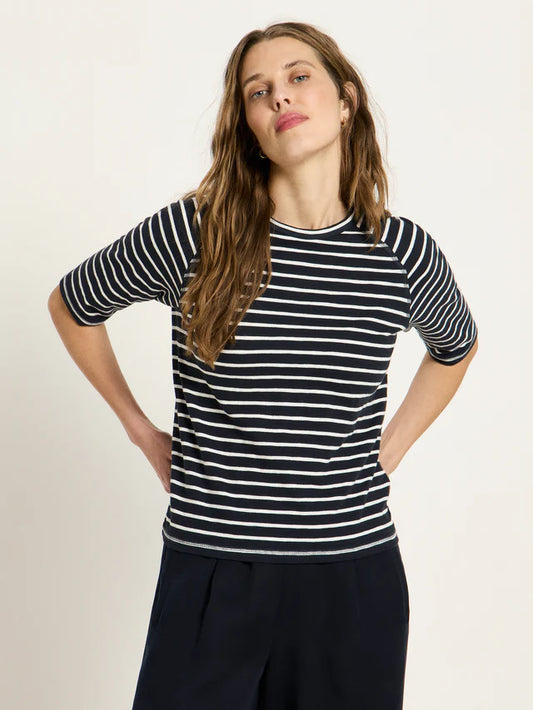 Raglanshirt GOTS onyx/ creme | Lanius