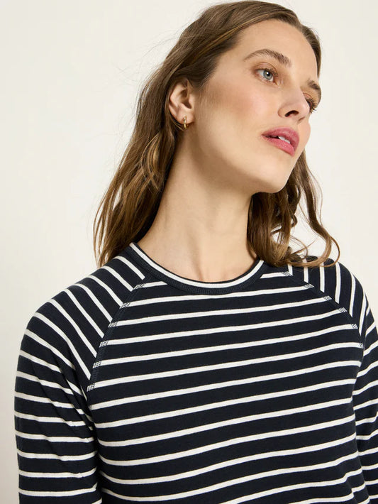 Raglanshirt GOTS onyx/ creme | Lanius