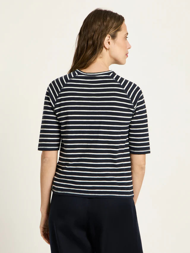 Raglanshirt GOTS onyx/ creme | Lanius
