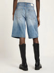 Bermudajeans GOTS stonewash blue denim | Lanius