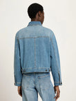 Jeans Jacke GOTS stonewash blue denim | Lanius