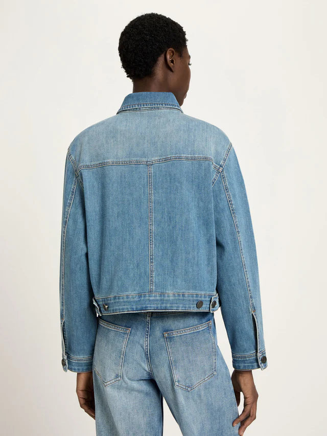 Jeans Jacke GOTS stonewash blue denim | Lanius