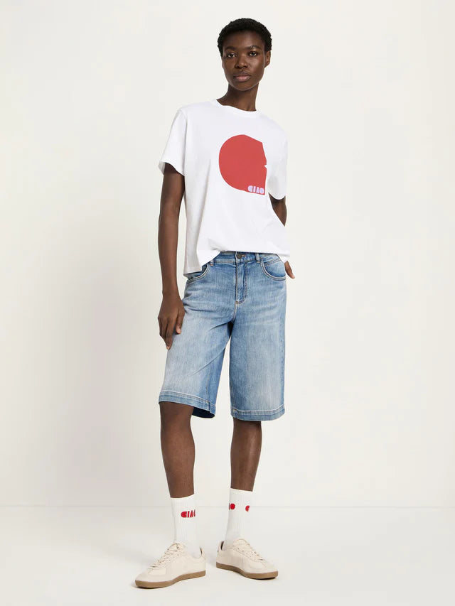 Statementshirt GOTS lava red | Lanius