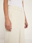 Streifenhose GOTS white/ black| Lanius