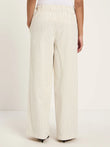 Streifenhose GOTS white/ black| Lanius
