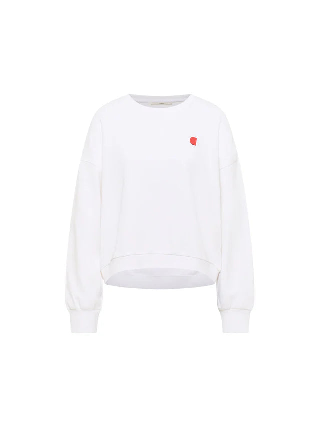 Statementsweatshirt GOTS	 bright white | Lanius