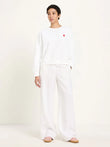 Statementsweatshirt GOTS	 bright white | Lanius