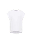 Kurzarmsweatshirt GOTS bright white | Lanius