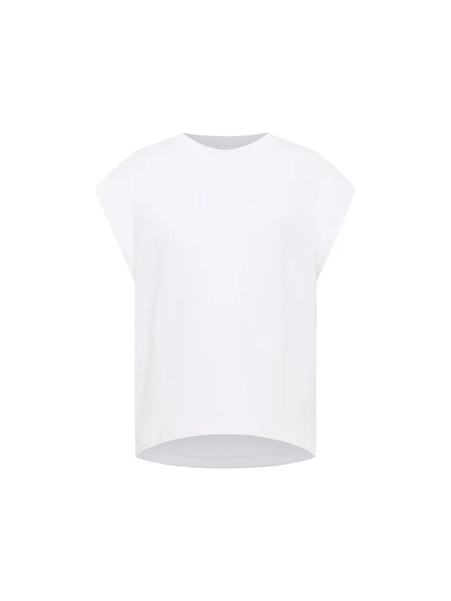 Kurzarmsweatshirt GOTS bright white | Lanius