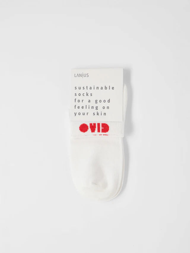 Sneaker Statement Socken GOTS off white | Lanius