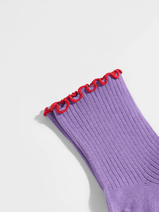 Socken mit Volant GOTS div. Farben | Lanius