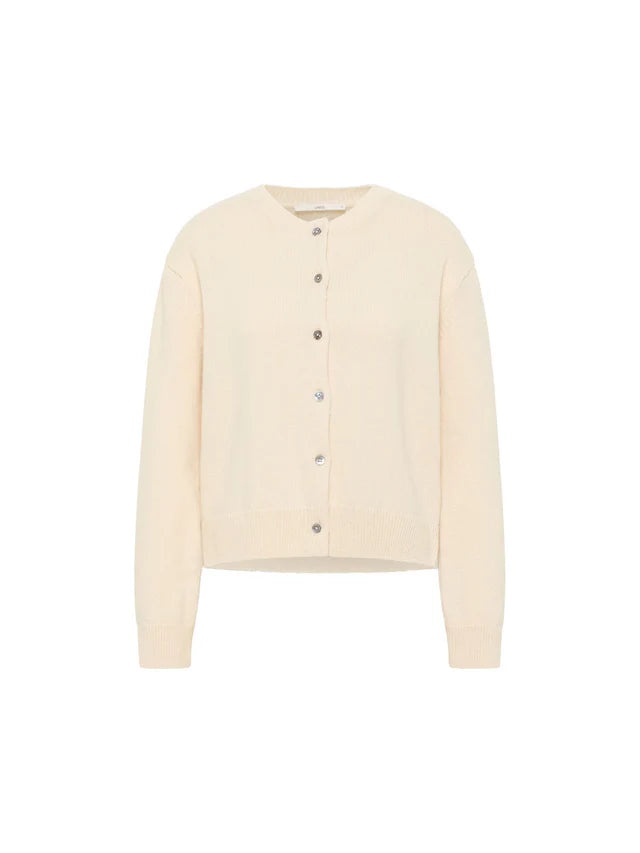 Boxy Strickjacke GOTS off white | Lanius