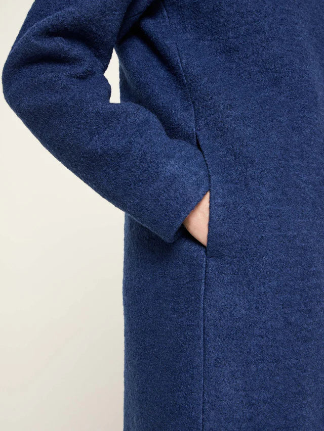 Walkmantel mit Stehkragen vintage blue | Lanius