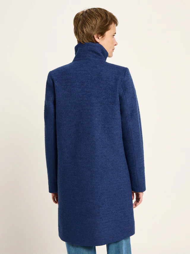 Walkmantel mit Stehkragen vintage blue | Lanius