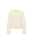 Cropped Pullover GOTS off white | Lanius