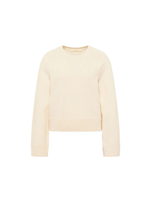 Cropped Pullover GOTS off white | Lanius