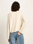 Cropped Pullover GOTS off white | Lanius