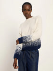 Jacquard Pullover off white | Lanius