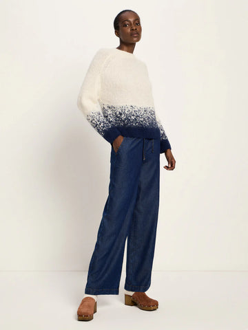 Jacquard Pullover off white | Lanius