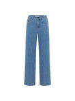 Wide Jeans "SALT" GOTS ocean blue denim | LANIUS