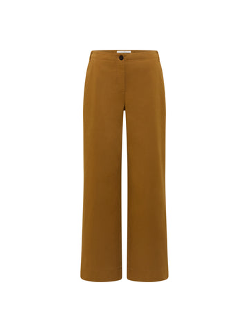 Hose mit weitem Bein OCS bronze brown | LANIUS