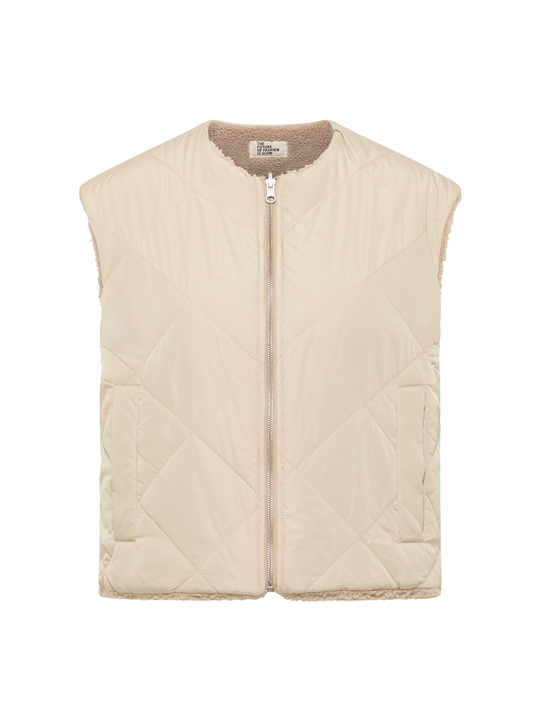 Wende Weste GRS white pepper | LANIUS