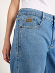 Wide Jeans "SALT" GOTS ocean blue denim | LANIUS