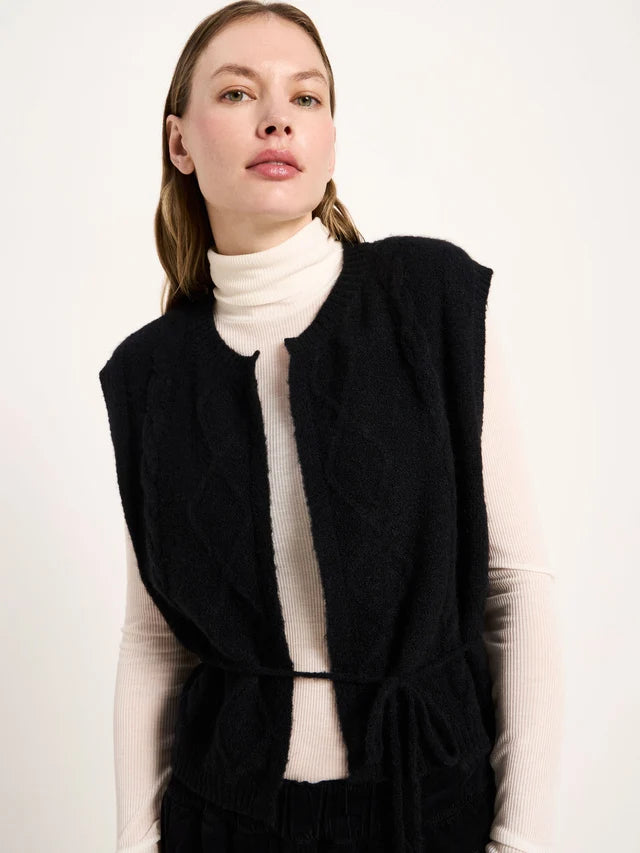 Weste black | LANIUS