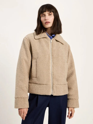 Teddyjacke GRS chalk | LANIUS