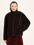 Wende Jacke GRS bitter chocolate | LANIUS