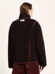 Wende Jacke GRS bitter chocolate | LANIUS