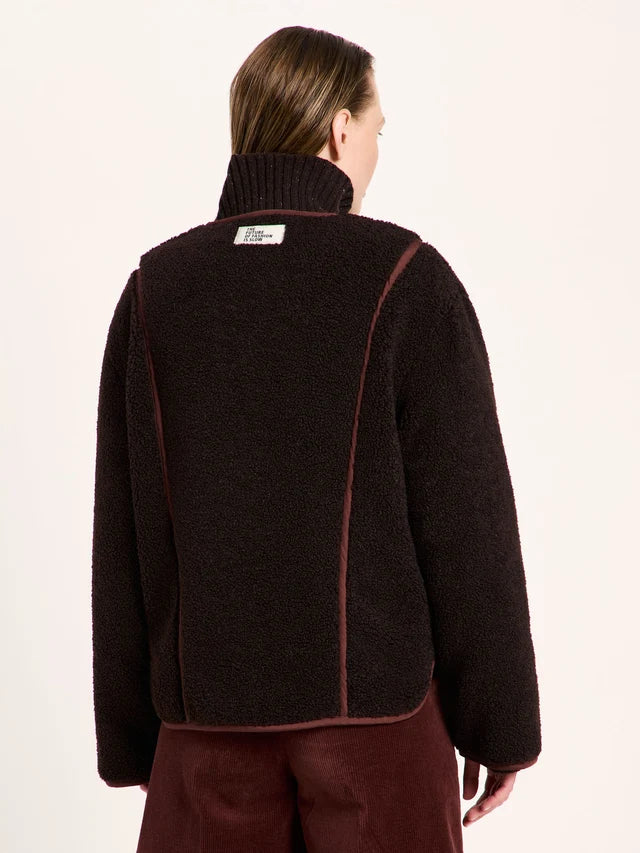 Wende Jacke GRS bitter chocolate | LANIUS