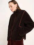 Wende Jacke GRS bitter chocolate | LANIUS