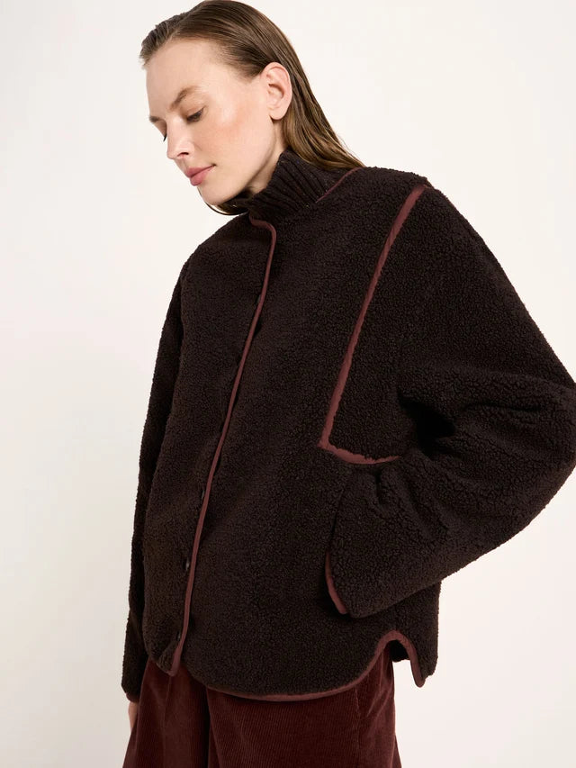 Wende Jacke GRS bitter chocolate | LANIUS