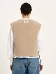 Wende Weste GRS white pepper | LANIUS