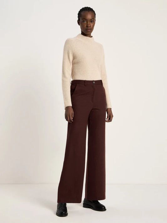 Marlenehose OCS bitter chocolate | LANIUS
