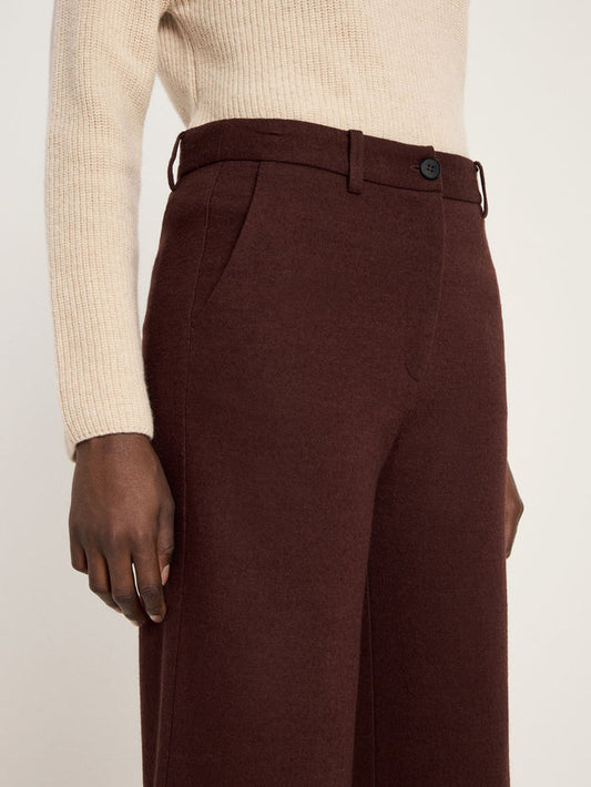Marlenehose OCS bitter chocolate | LANIUS
