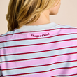 Longsleeve gestreift Weiß / Pink | popeia