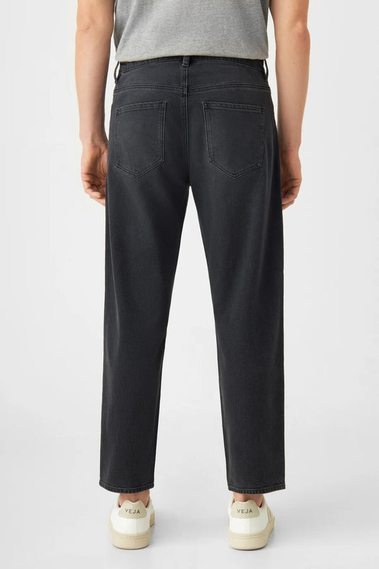 Jeans RISE Relaxed Tapered Minimal Stretch - Basic Vintage Black 313 | DAWN