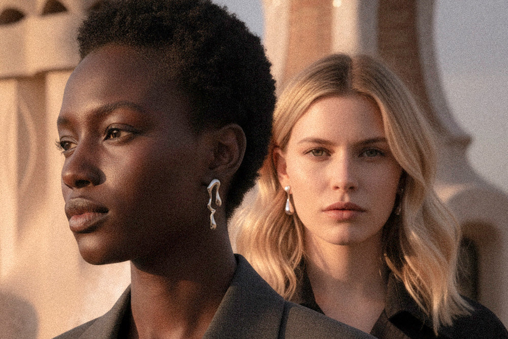 MELT EARRINGS Stainless Steel | KLIMBIM