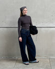 TENCEL™ LYOCELL RIB TURTLENECK MIO mud | JAN ´N JUNE